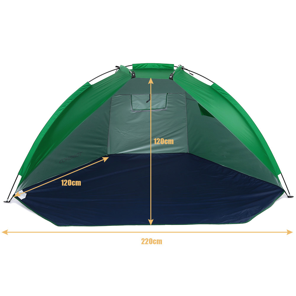 2 Persons Outdoor Beach Tents Sun Shelters Summer Camping Tent