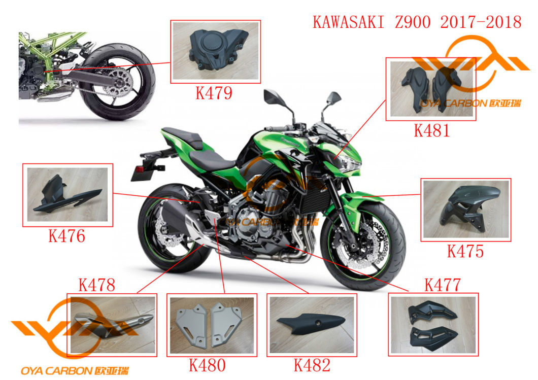 Carbon Fiber Parts for Latest Motorcycle Models