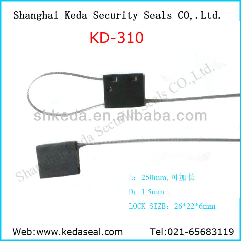 Pull Tight High Duty 2mm Security Cable Seal in Metal Material (KD-334)