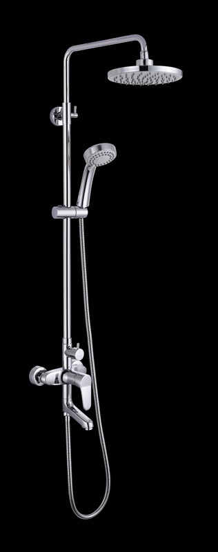 Luxury Wall Holder Thermostatic Chrome Plated Bathroom Rain Shower