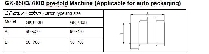 Automatic Pre-Folding Box Making Machine for Cardboard (GK-780B)