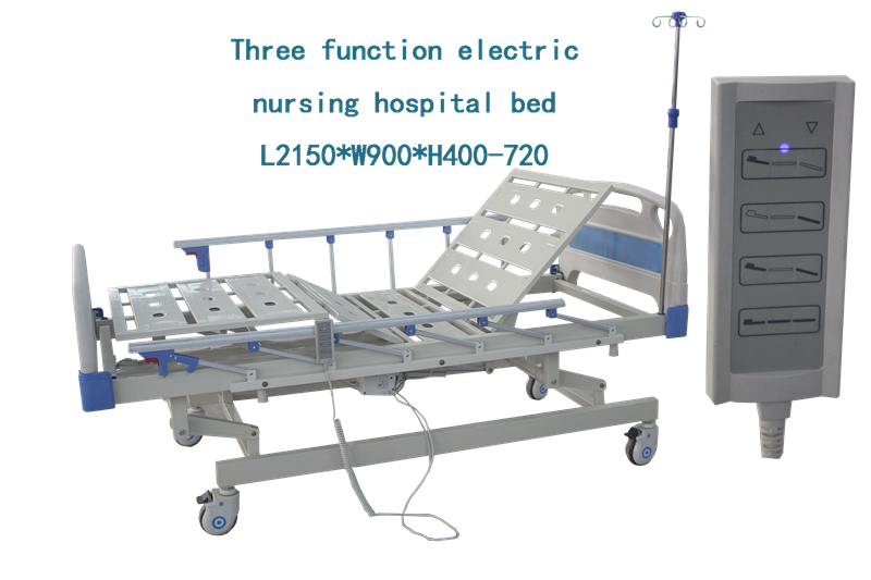 Electric Three Function Hospital Bed