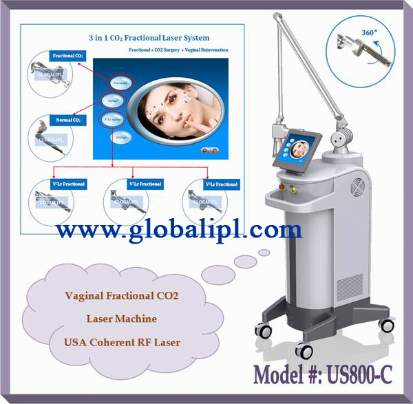 Plastic Salon CO2 Fractional Laser Skin Rejuvenation Beauty Equipment (US800)