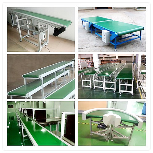 Smooth Operation Rubber Curved Belt Conveyor Used in Factory