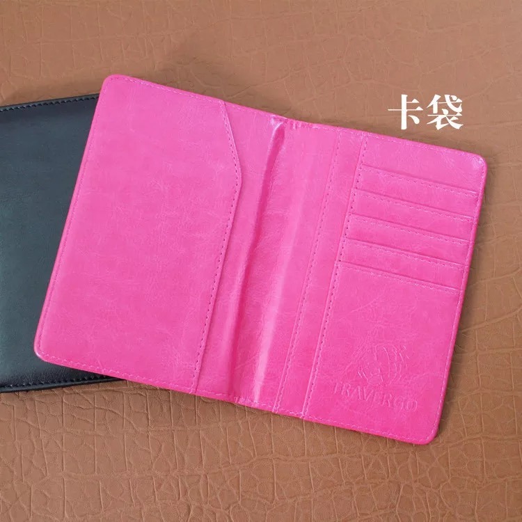 PU Leather Travel Passort Holder Wallet Passport Cover