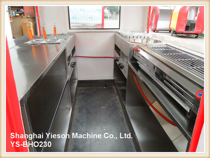 Ys-Bho230 High Quality Mobile Kitchen Mobile Buffet Car
