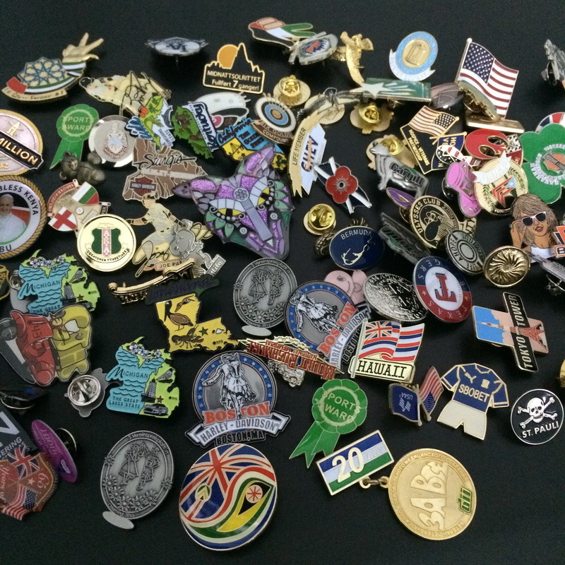 Custom Metal Souvenir Flag Pins