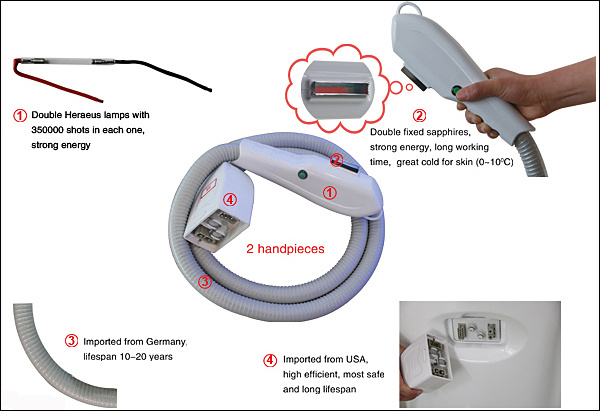 New Design IPL Quantum Shr Photo Epilator