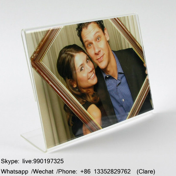 Clear Original Glass Photo Display Frame