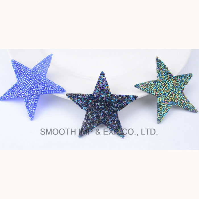 Hotfix Beaded Star Crystal Iron on Patches Clothes Decoration Transfer