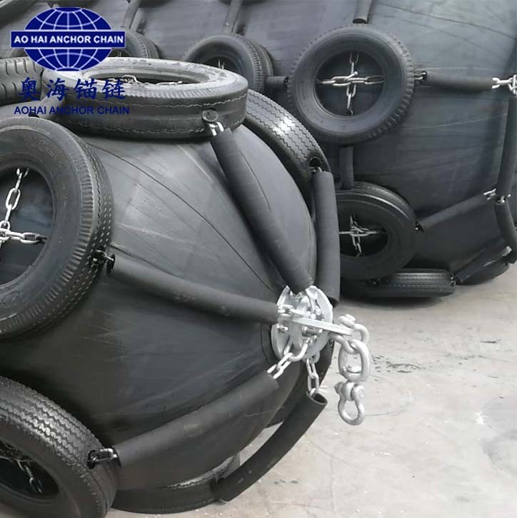 Dia. 2.5xlength 3.5m Floating Pneumatic Marine Rubber Fender