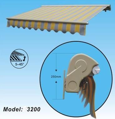 Balcony Aluminum Polyester Retractable Awning B3200