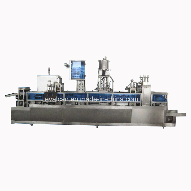 Automatic Yogurt, Ice Cream Cup Forming Filling Sealing Packing Machine