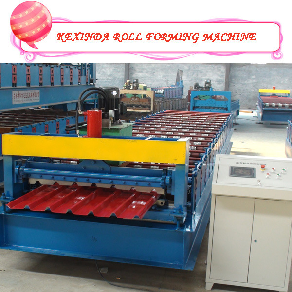 Iron Sheet Roll Forming Line Corrugated Metal Roof Tile Making Machine