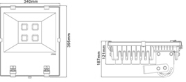 100W Outdoor LED Flood Light