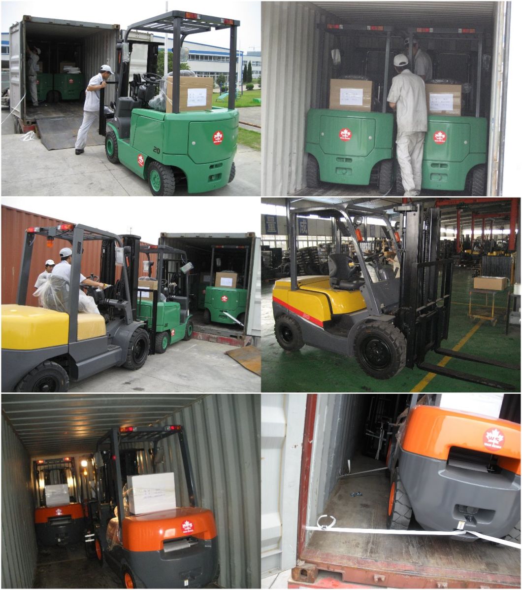 Gasoline Forklift Truck for 3.5ton with Nissan K25 Engine