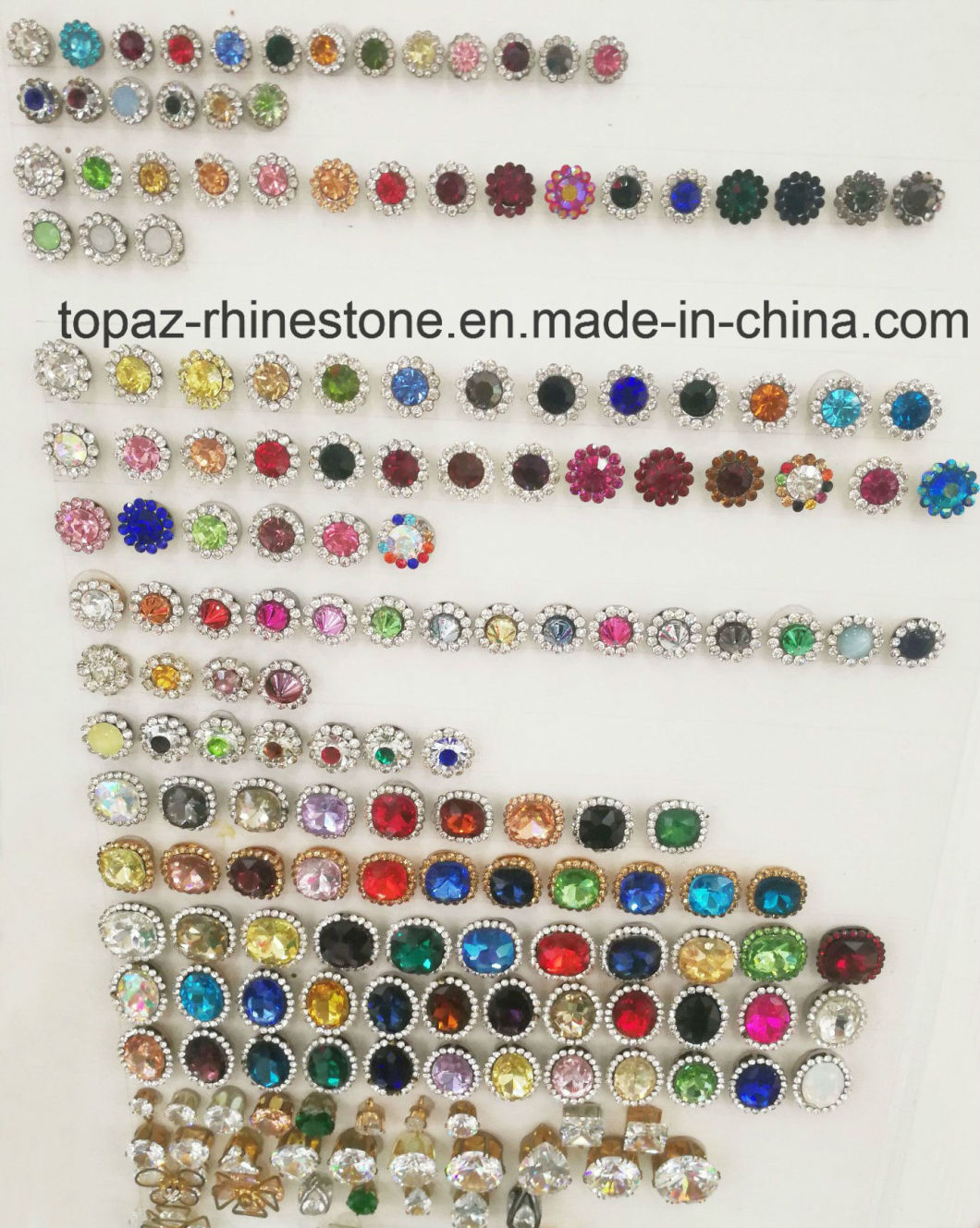 2017 New and Top Quality 12mm Crystal Flower Claw Setting Sew on Strass Band (TP-12mm Siam crystal)