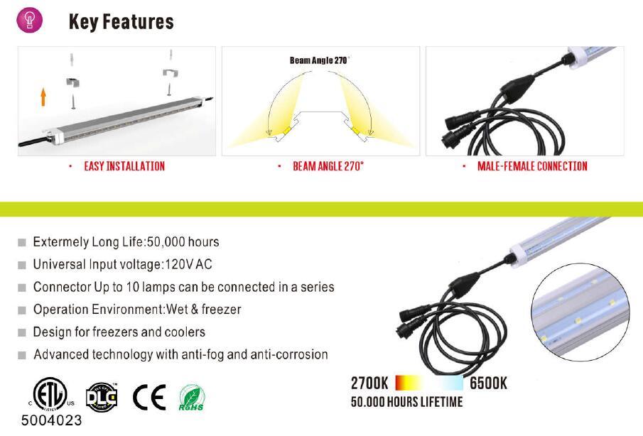 Dlc LED Tube Cooler Light for Refrigerator 30W LED Freezer Light/Lamp/Lighting