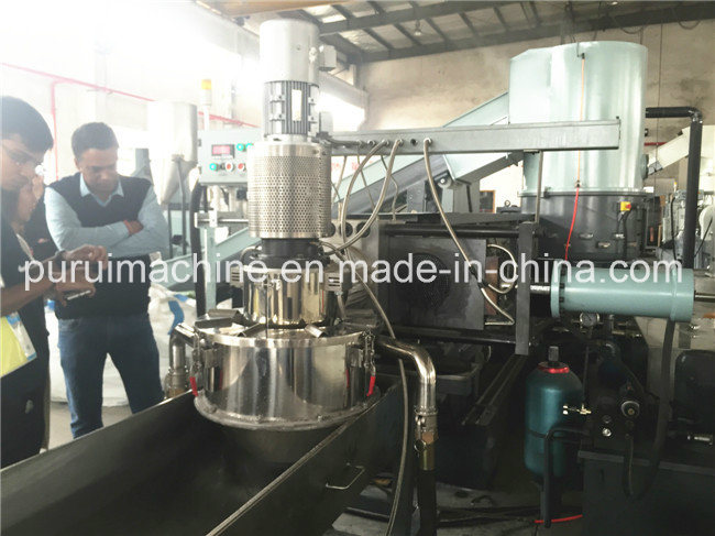 Single Screw Plastic Recycling System for BOPP Film with Capacity 200kg/H