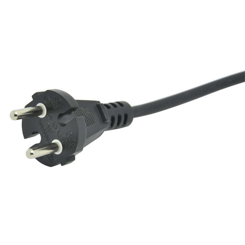 VDE Approval European 2 Pins AC Power Cord