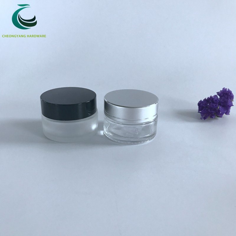 Eyebrow Cream Jar Empty Glass Cosmetic Jar 15ml for Gel Eyeliner