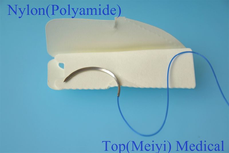 Surgical Suture with Needle - Nylon Monofilament Non Absorbable Suture