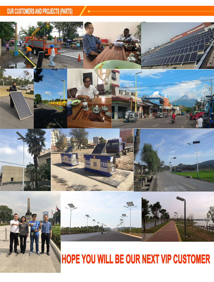 Integrated Solar Street Light Pole