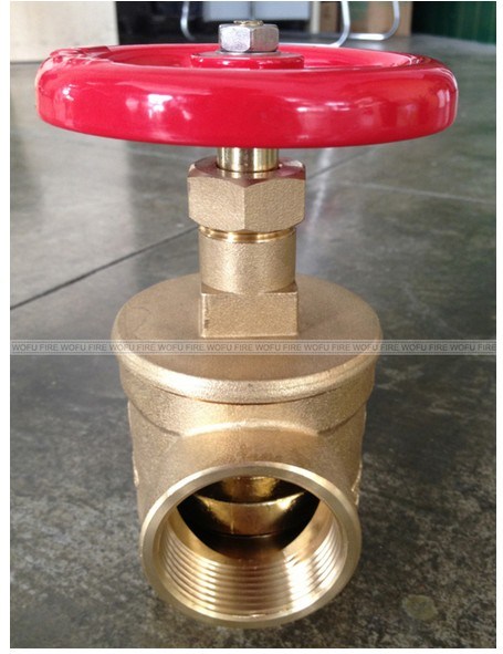 65mm 2.5 Inch Brass Fire Hose Angle Valve