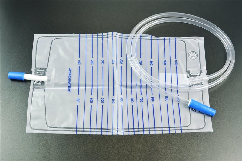 Urine Bag, Pull Push, Adult (2000ml)