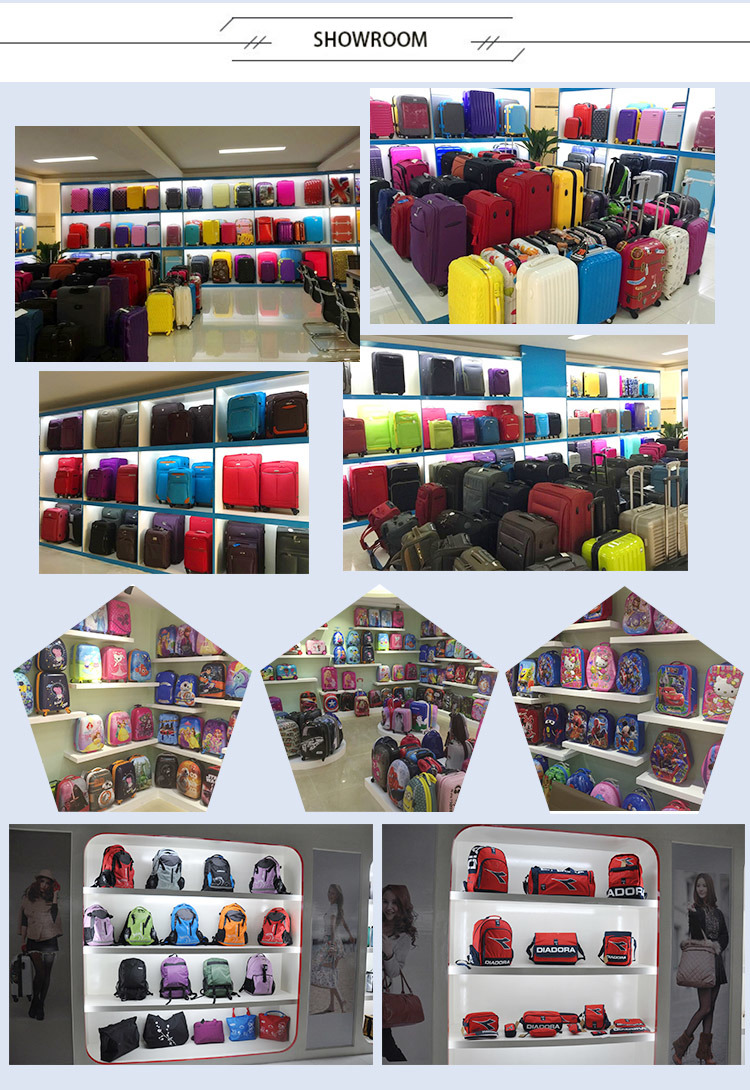 Fashion Cabin Crew Travel Luggage Bag Trolley with More Compartment