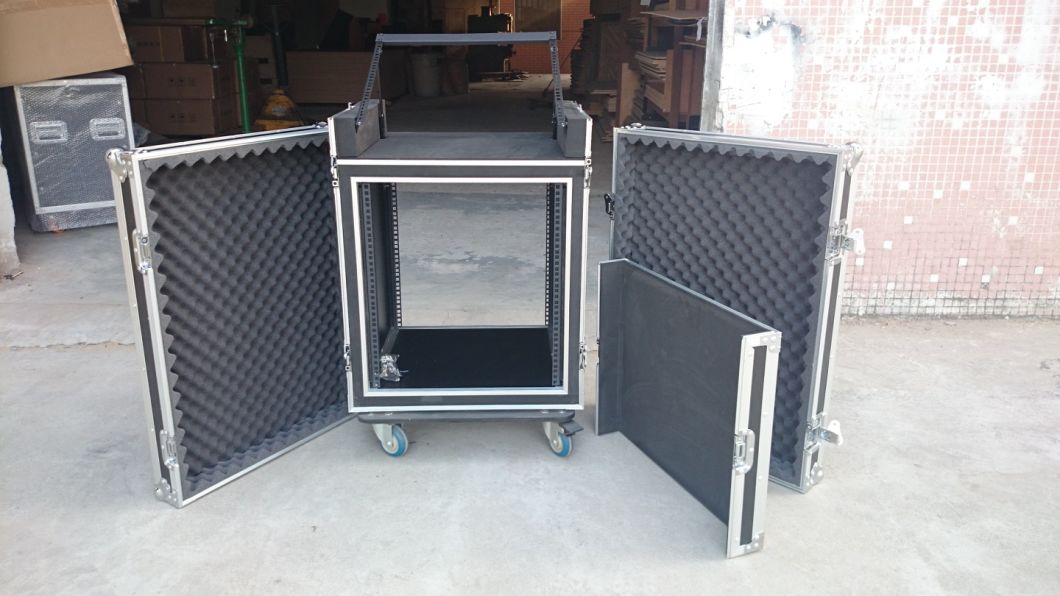 16u Amplifier Rack with Slant Top