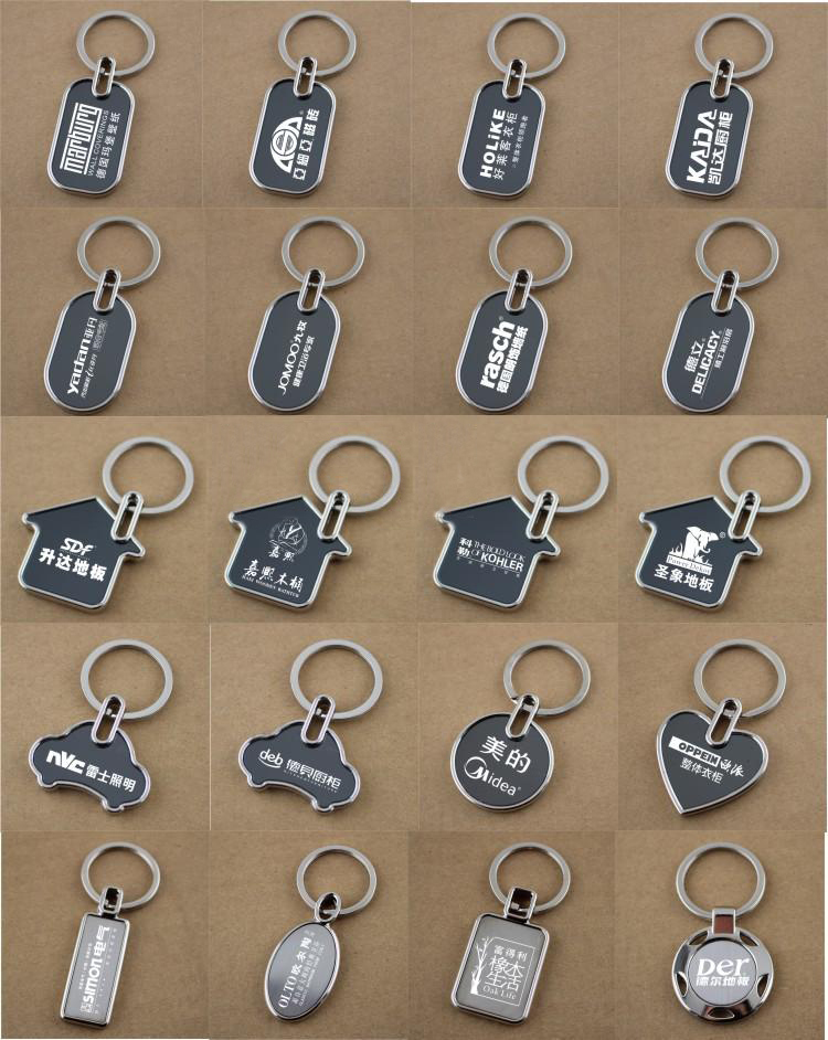 Hot Sell Sublimation Metal Blank Keychain for Promotional Gift