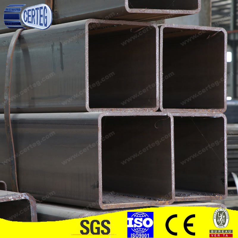 Black Steel Square Rectangular Pipe Tube