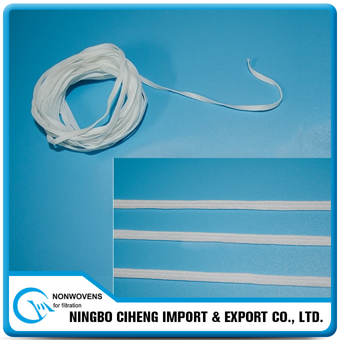 China Manufacturers Supplier Earloop Knitted Wide Custom Elastic for Mask