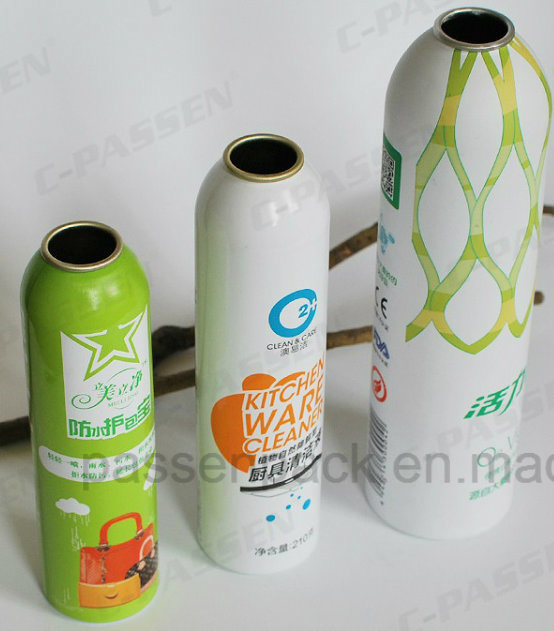 China Aluminum Aerosol Cans for Cosmetic Spray Packaging