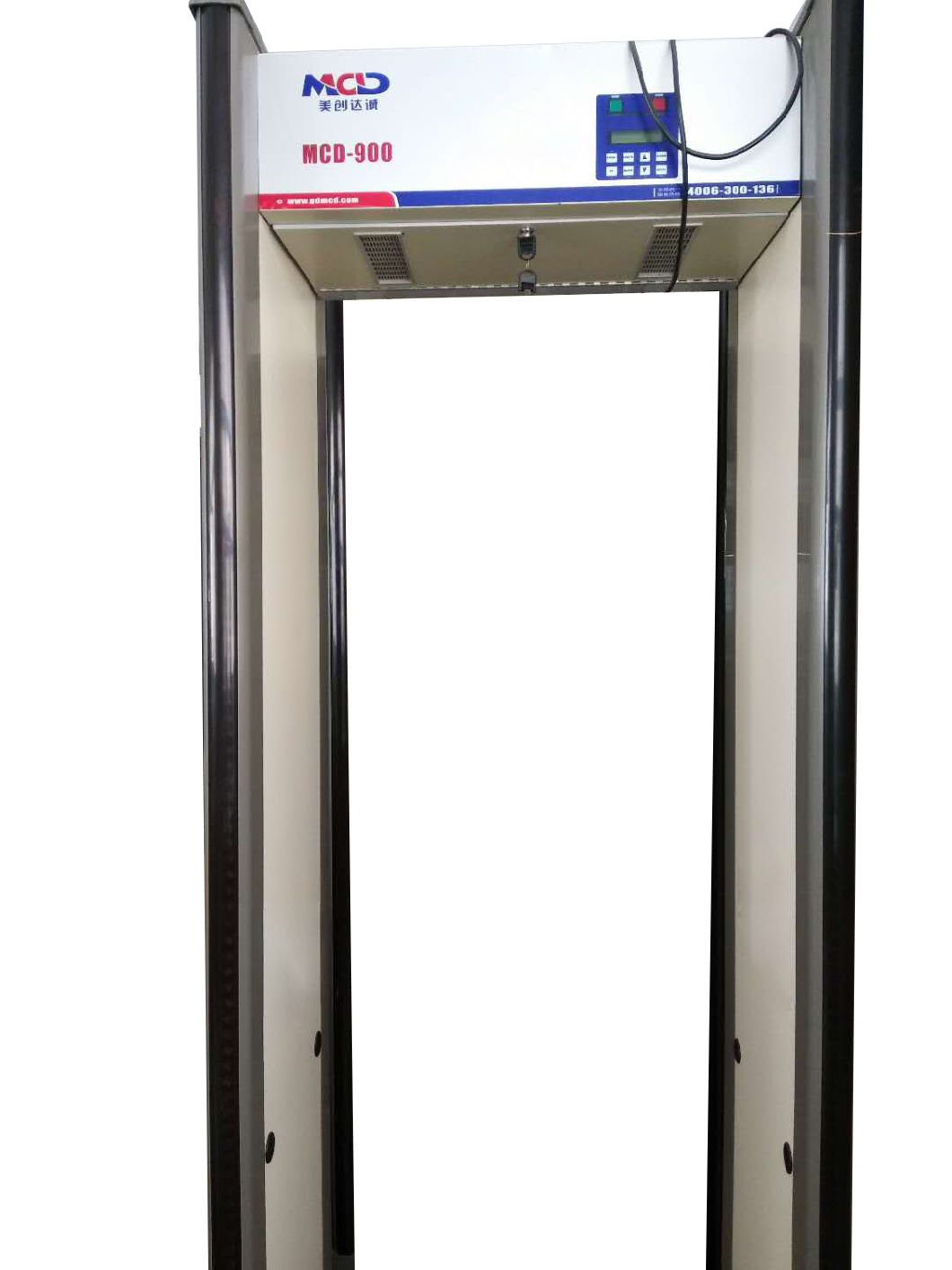 Economical and Affordable Liquid Crystal Walkthrough Metal Detector