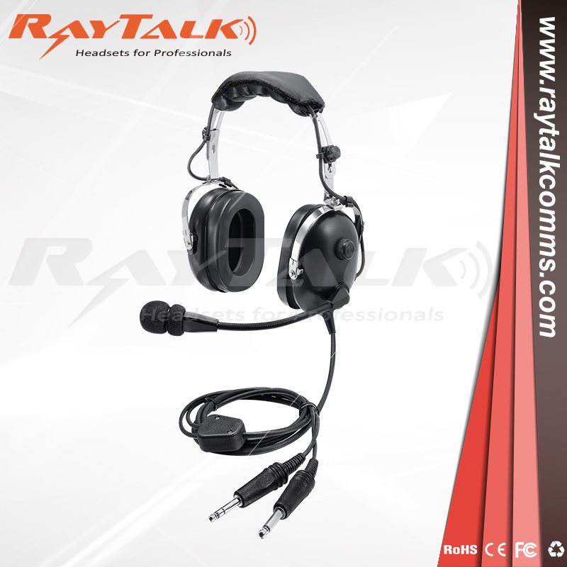 Flexible Boom Noise Reducing Pnr Pilot Aviation Headset Similar to David Clark Headset