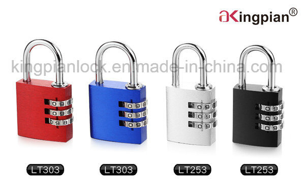 4 Digit Colorful Aluminum Code Combination Lock for Luggage 21mm
