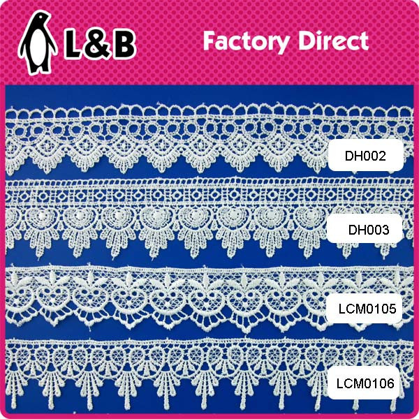 High Quality New Design Popular Embroidery Chemical Lace