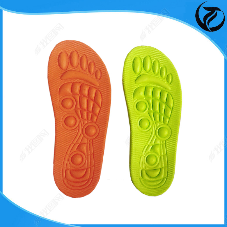 Colorful Bottom of The Embossed Shoe Insoles for Children