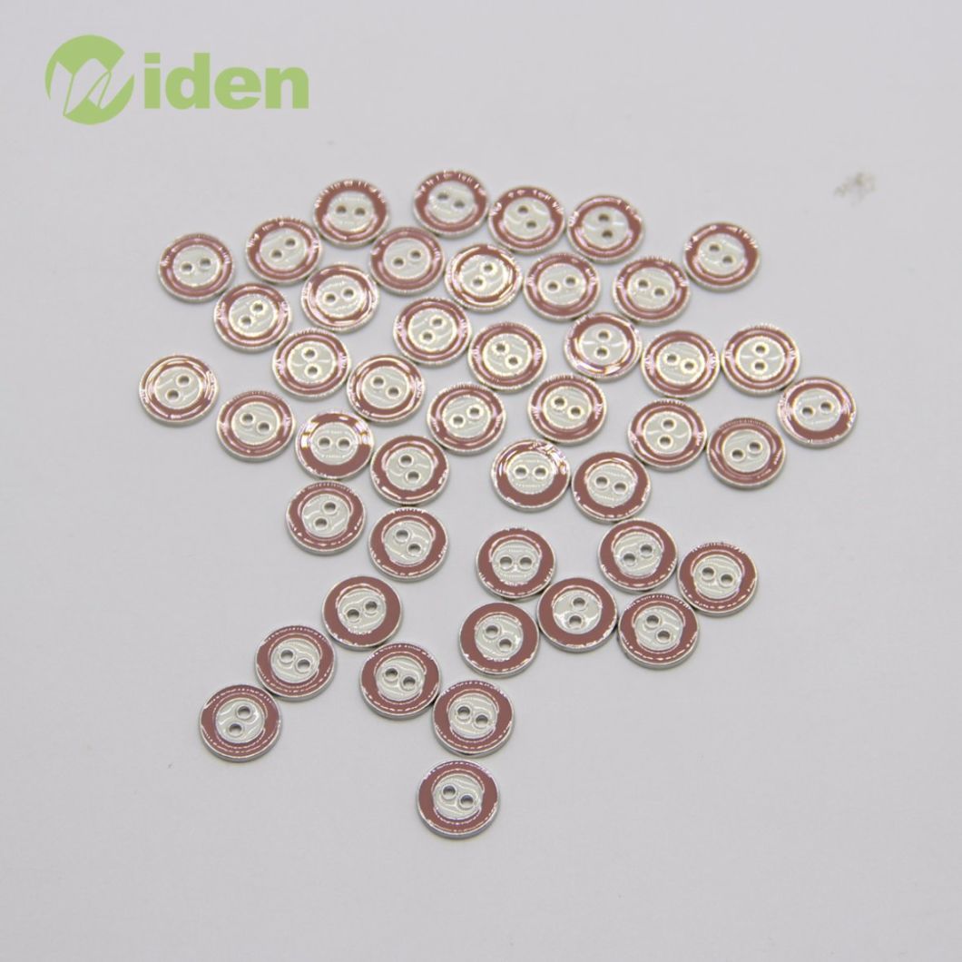 Hot Sale Pink Metal 2 Holes Sewing Button for Shirt
