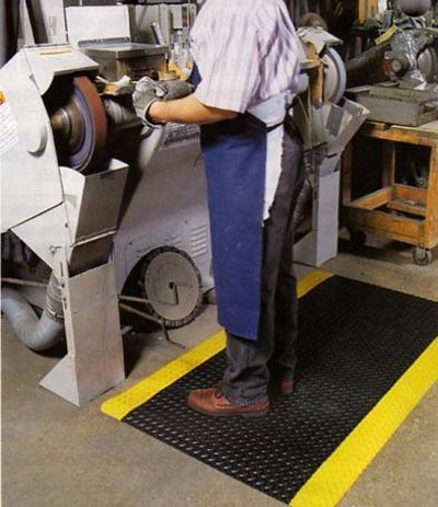 Anti-Fatigue Heavy-Duty Marine Rubber Flooring Mats, Garage Ground Protection Mats