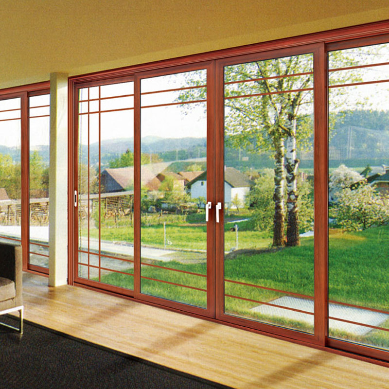 Feelingtop High Quality Custom Double Glass Aluminium Sliding Window for Houses