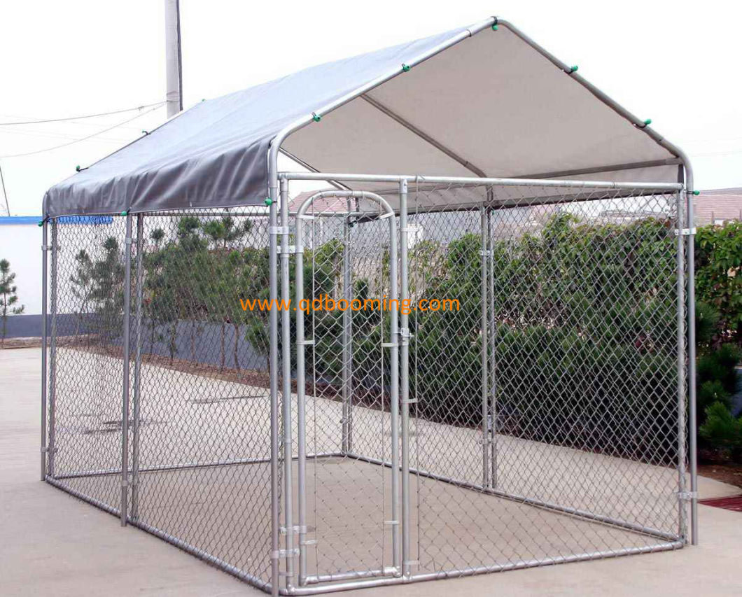 DIY Chain Link Galvanized Dog Kennel