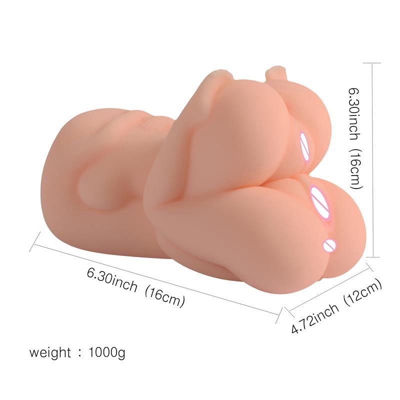 2018 Realistic Pocket Artificial Rubber Vagina Plastic Pussy for Masturbation