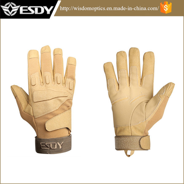 Tactical Military Half-Finger Airsoft Hunting Riding Cycling Gloves Tan Color