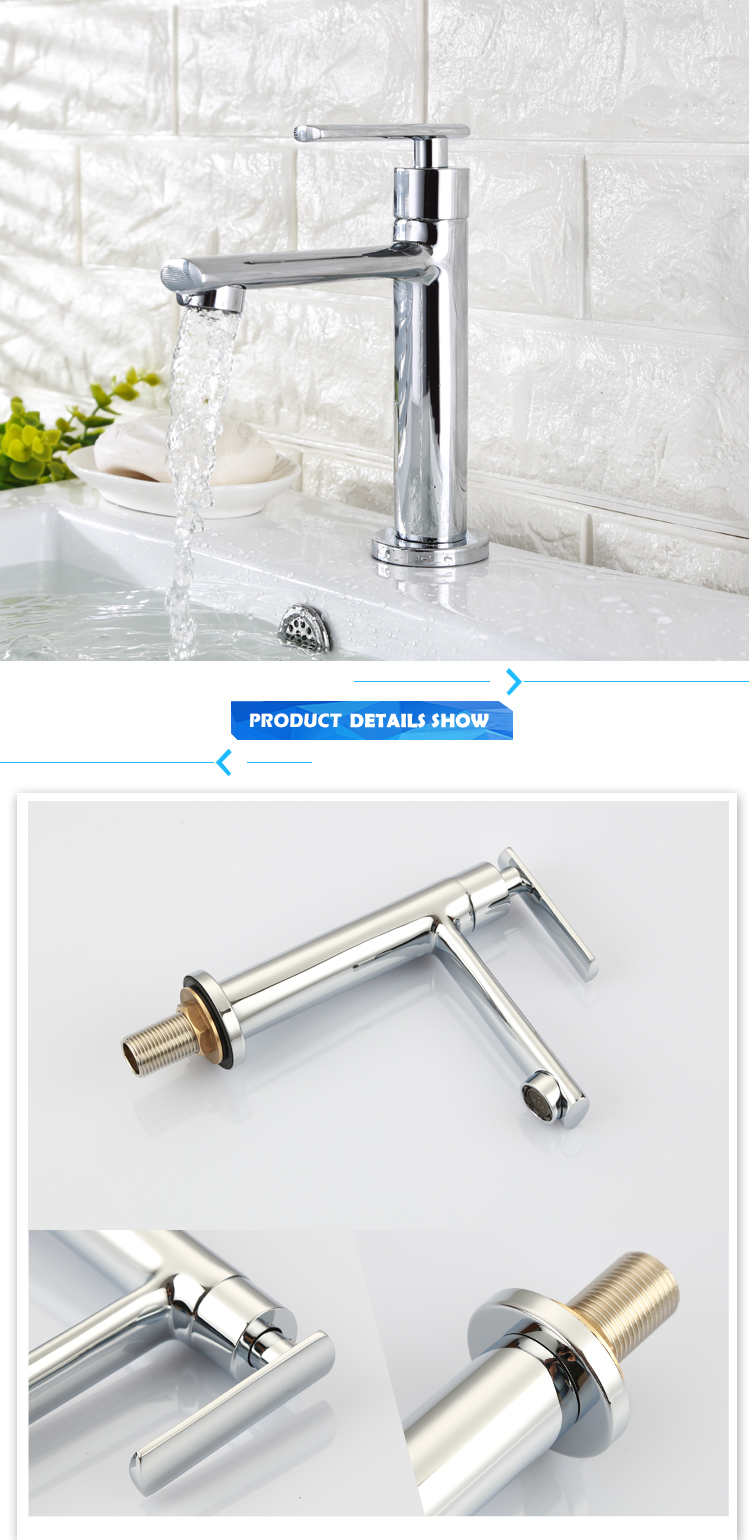 Watermark Single Lever Handle Bathroom Basin Cold Water Faucet
