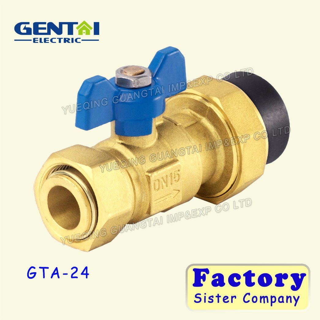 Pneumatic Male Threaded Butterfly Ball Check Valve