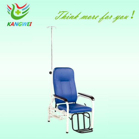 Cheap Hospital Furniture Backrest Recliner Adjustable Infusion Blood Chair with ISO Approved