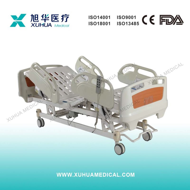 Stainless Steel Semi-Fowler Manual Hospital Bed Hospital Furniture